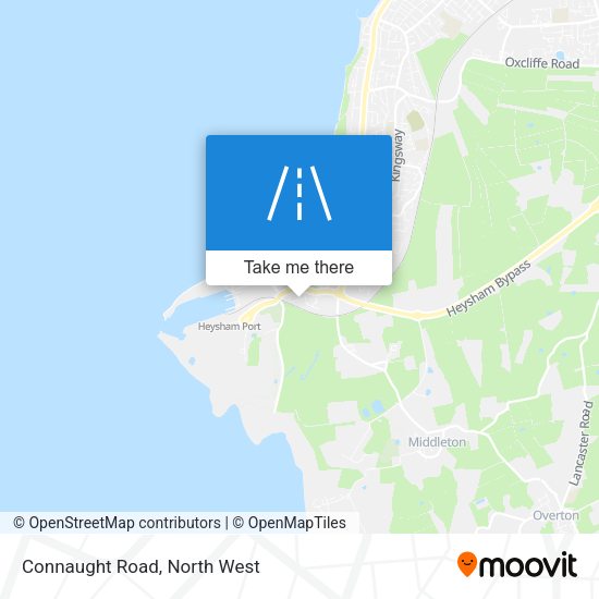 Connaught Road map