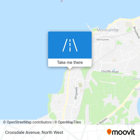 Crossdale Avenue map