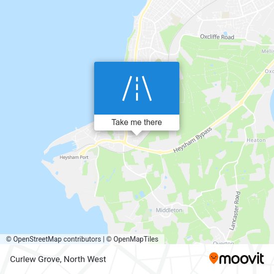 Curlew Grove map