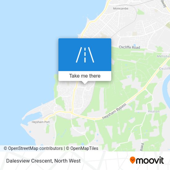 Dalesview Crescent map