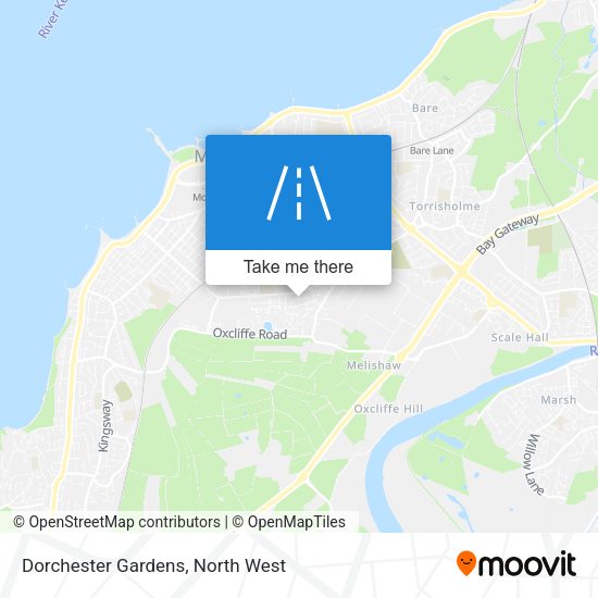 Dorchester Gardens map