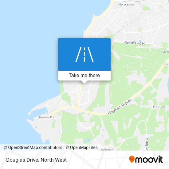 Douglas Drive map