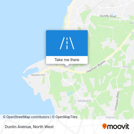 Dunlin Avenue map