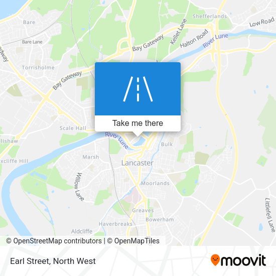 Earl Street map