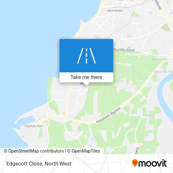 Edgecott Close map
