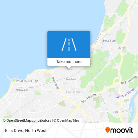 Ellis Drive map