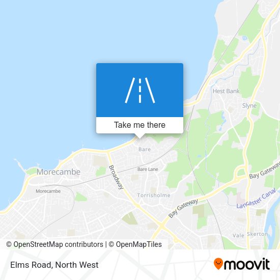Elms Road map