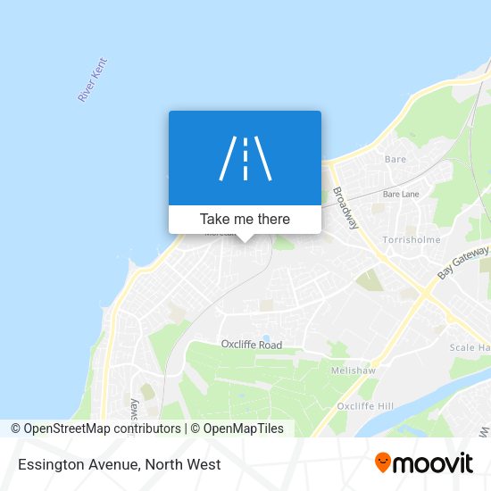 Essington Avenue map