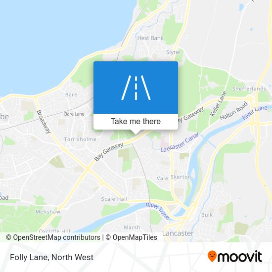 Folly Lane map