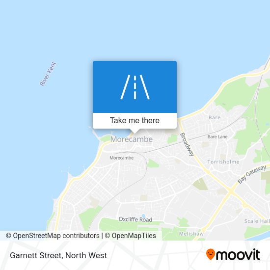 Garnett Street map