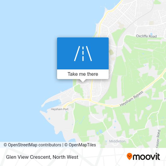Glen View Crescent map