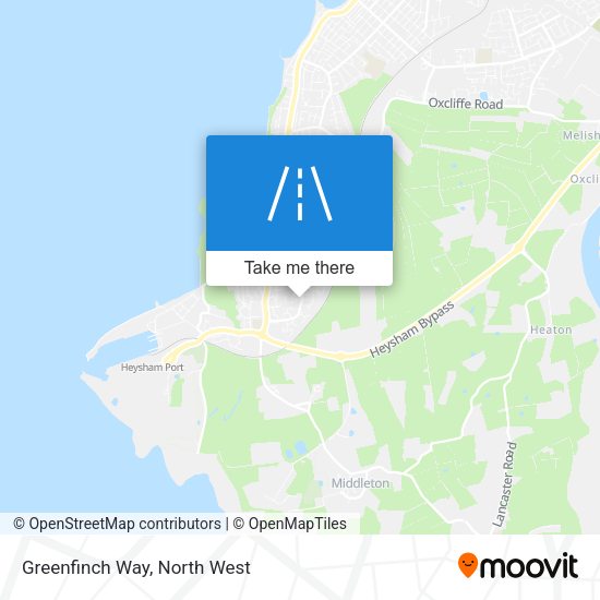 Greenfinch Way map