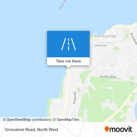 Grosvenor Road map