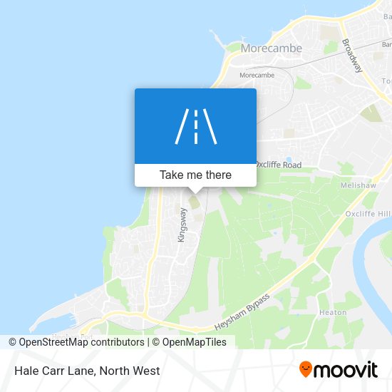 Hale Carr Lane map