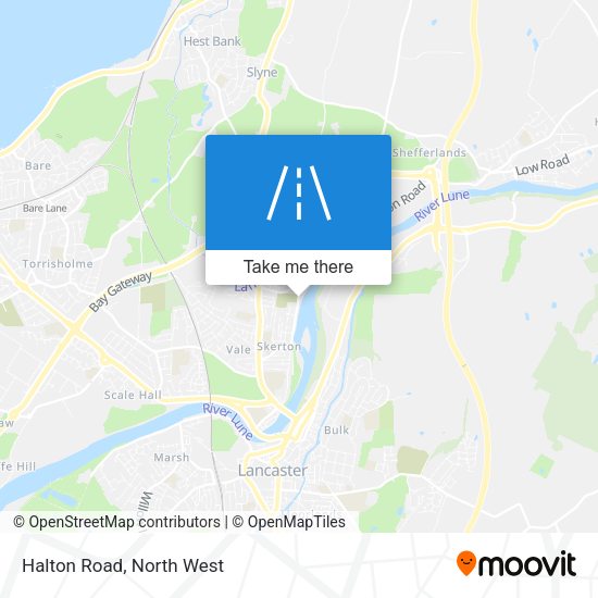 Halton Road map
