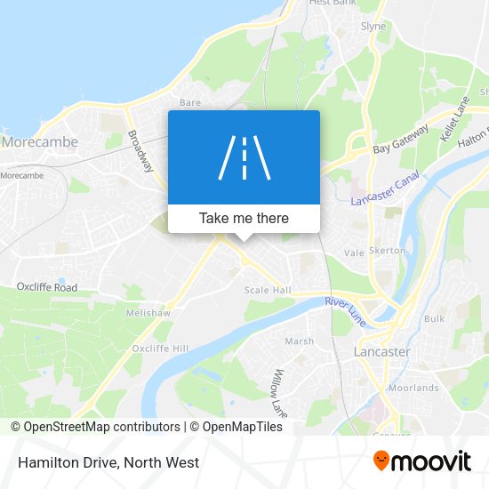 Hamilton Drive map