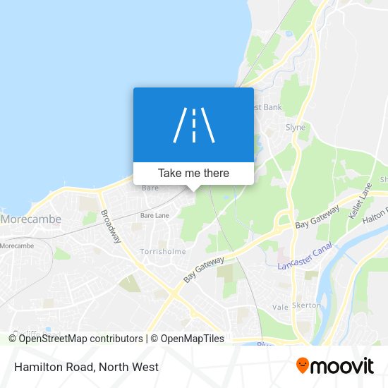 Hamilton Road map