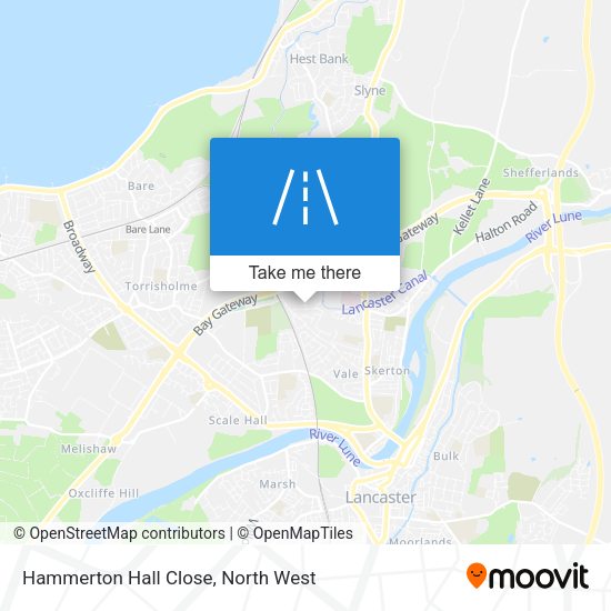 Hammerton Hall Close map