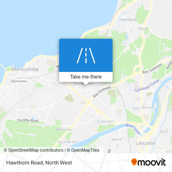 Hawthorn Road map