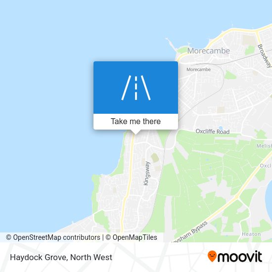 Haydock Grove map