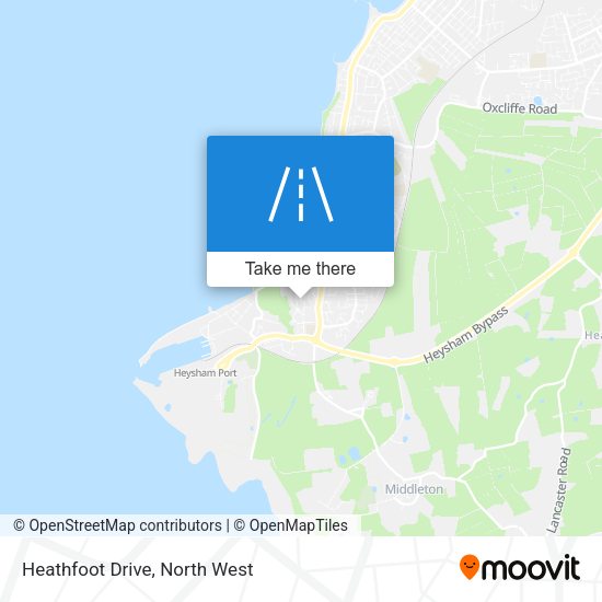 Heathfoot Drive map