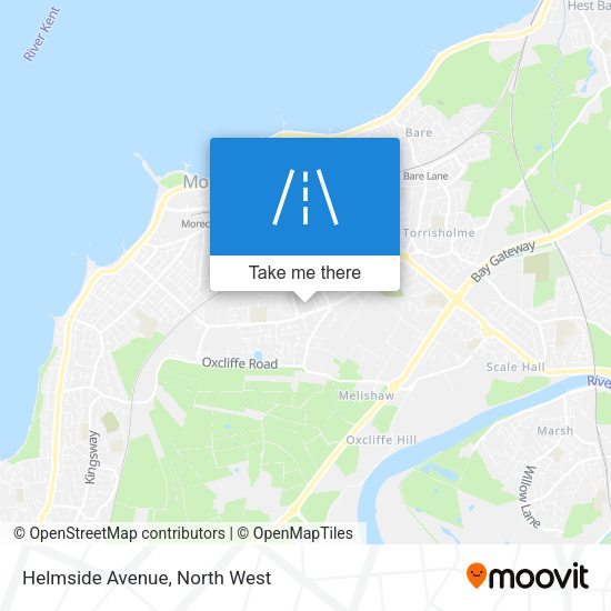 Helmside Avenue map