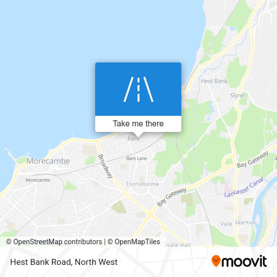 Hest Bank Road map