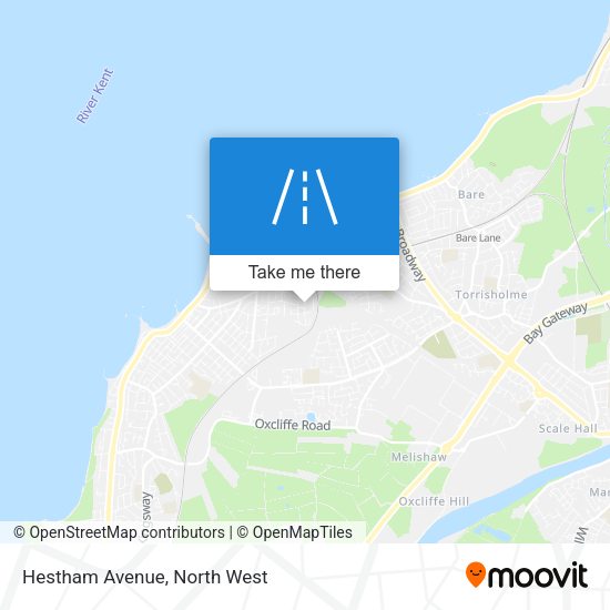 Hestham Avenue map