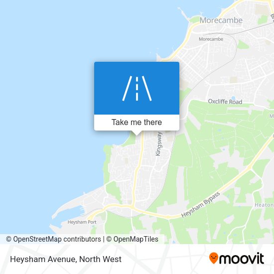 Heysham Avenue map