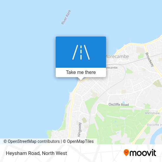 Heysham Road map