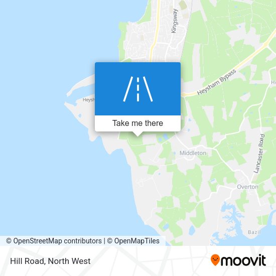 Hill Road map