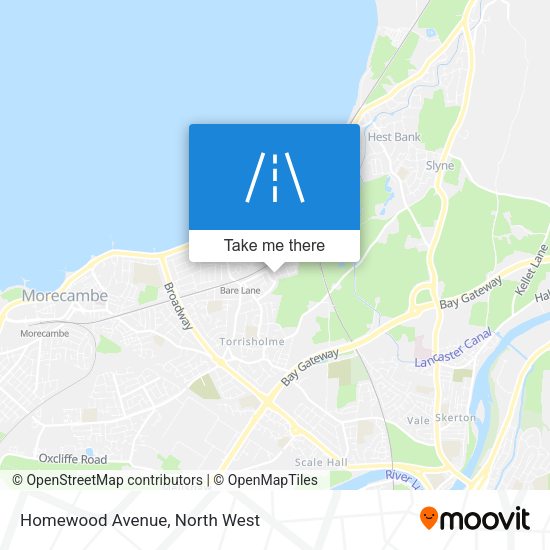 Homewood Avenue map