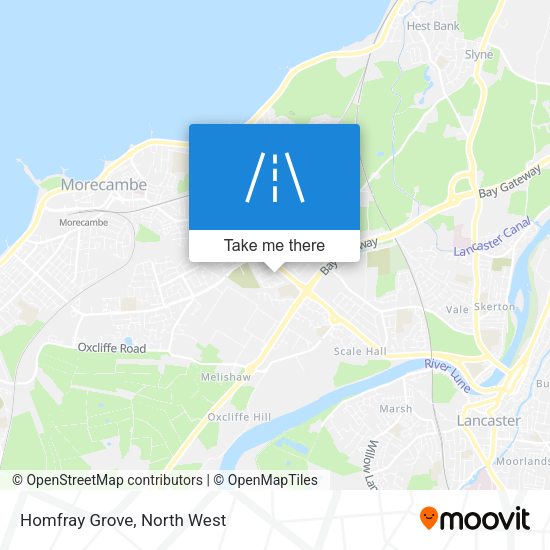 Homfray Grove map