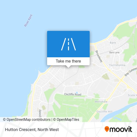 Hutton Crescent map