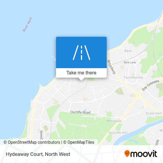 Hydeaway Court map