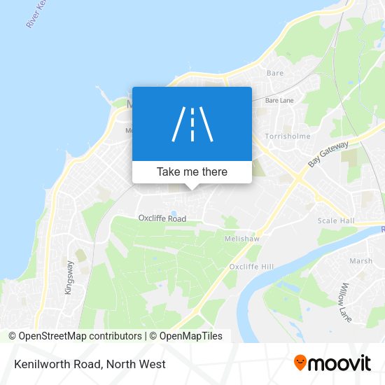 Kenilworth Road map
