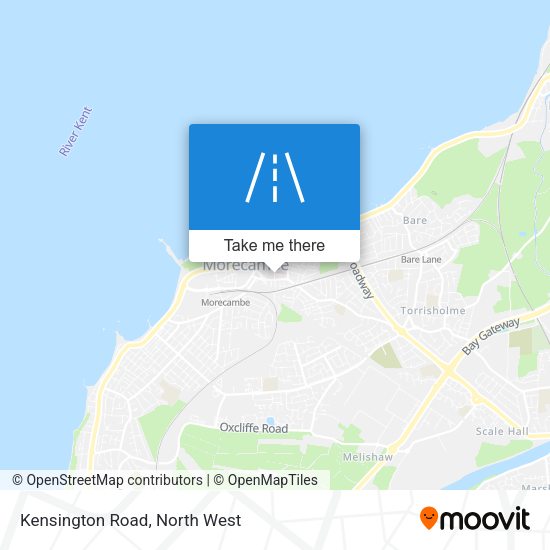 Kensington Road map
