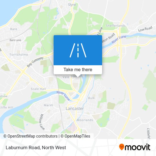 Laburnum Road map