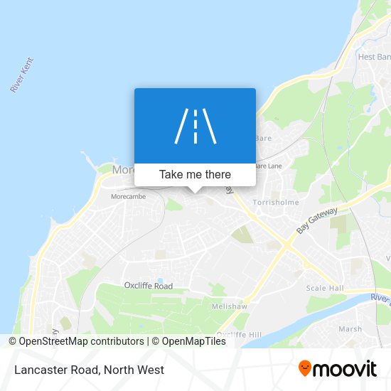 Lancaster Road map