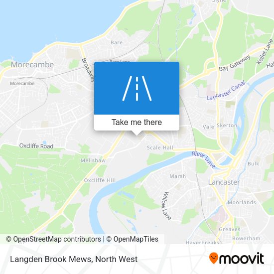 Langden Brook Mews map