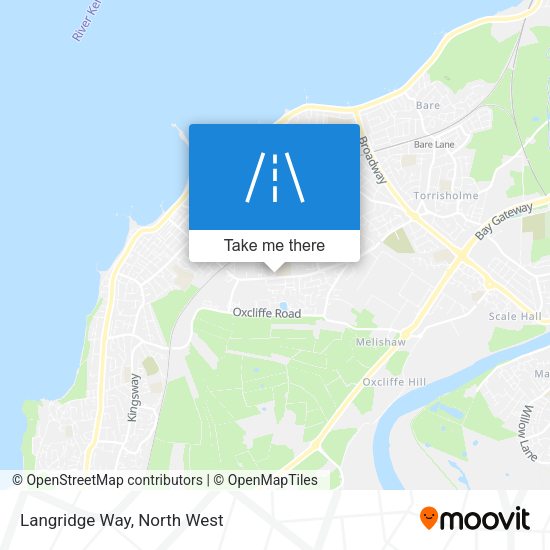 Langridge Way map