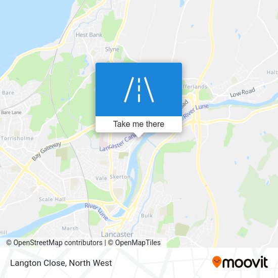 Langton Close map