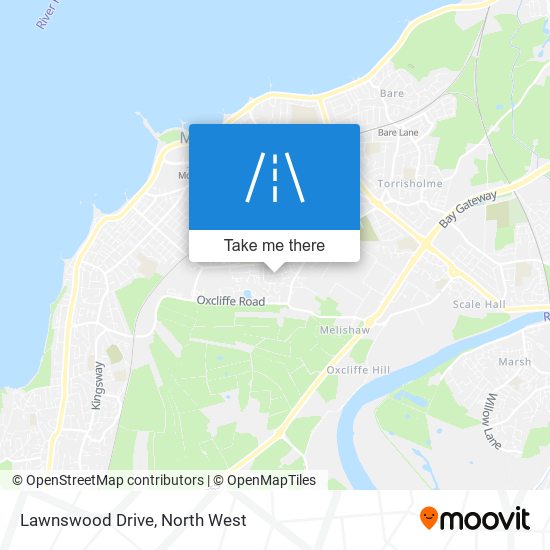 Lawnswood Drive map