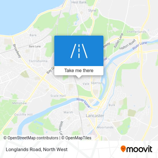 Longlands Road map