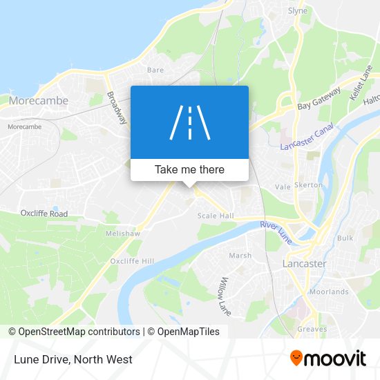 Lune Drive map