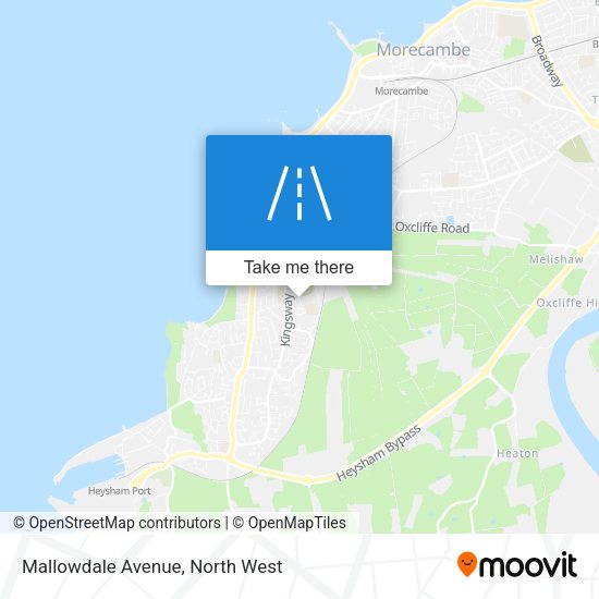 Mallowdale Avenue map