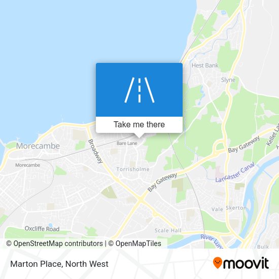 Marton Place map