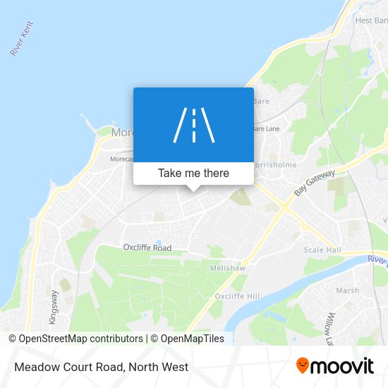 Meadow Court Road map