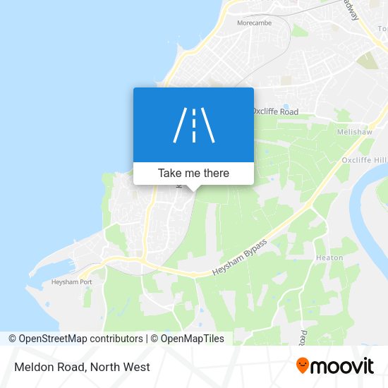 Meldon Road map