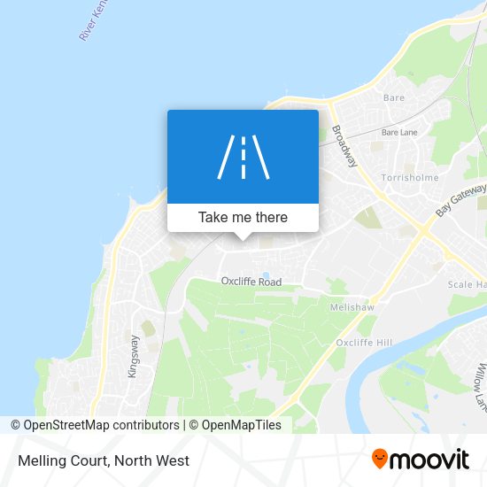 Melling Court map